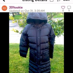 Unique Express down coat size medium